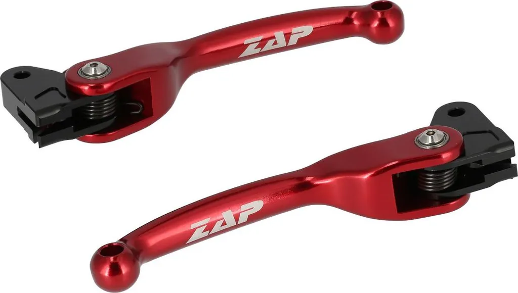 Leviers Zap Flex Incassables pour Simson - Aluminium Anodisé Rouge