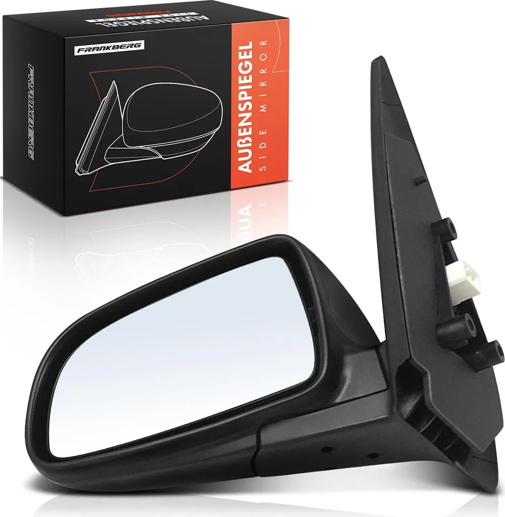Rétroviseur Gauche Chevrolet Kalos Aveo T250 2005-2011 Noir Robuste