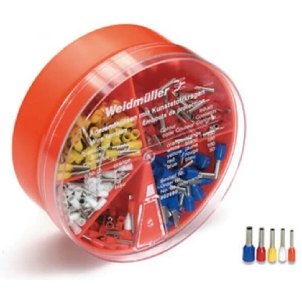 Boîte de douilles d'extrémité Weidmüller 9025900000 de 0,5 à 2,5mm²