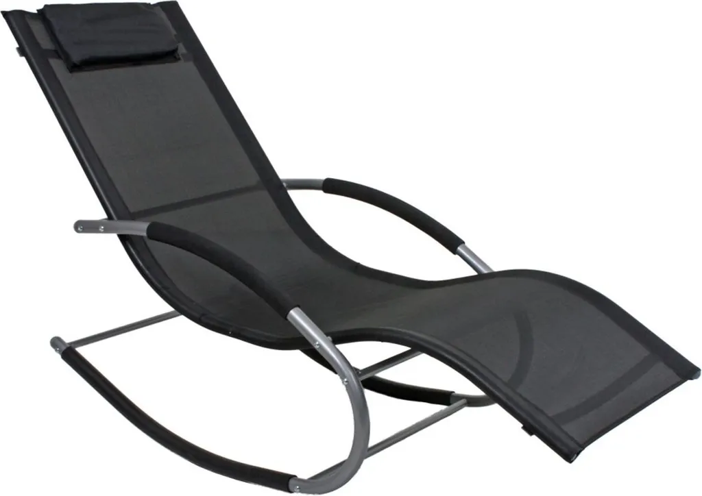 Chaise longue Naxos Harms 305319 en textilène résistant aux rayons UV