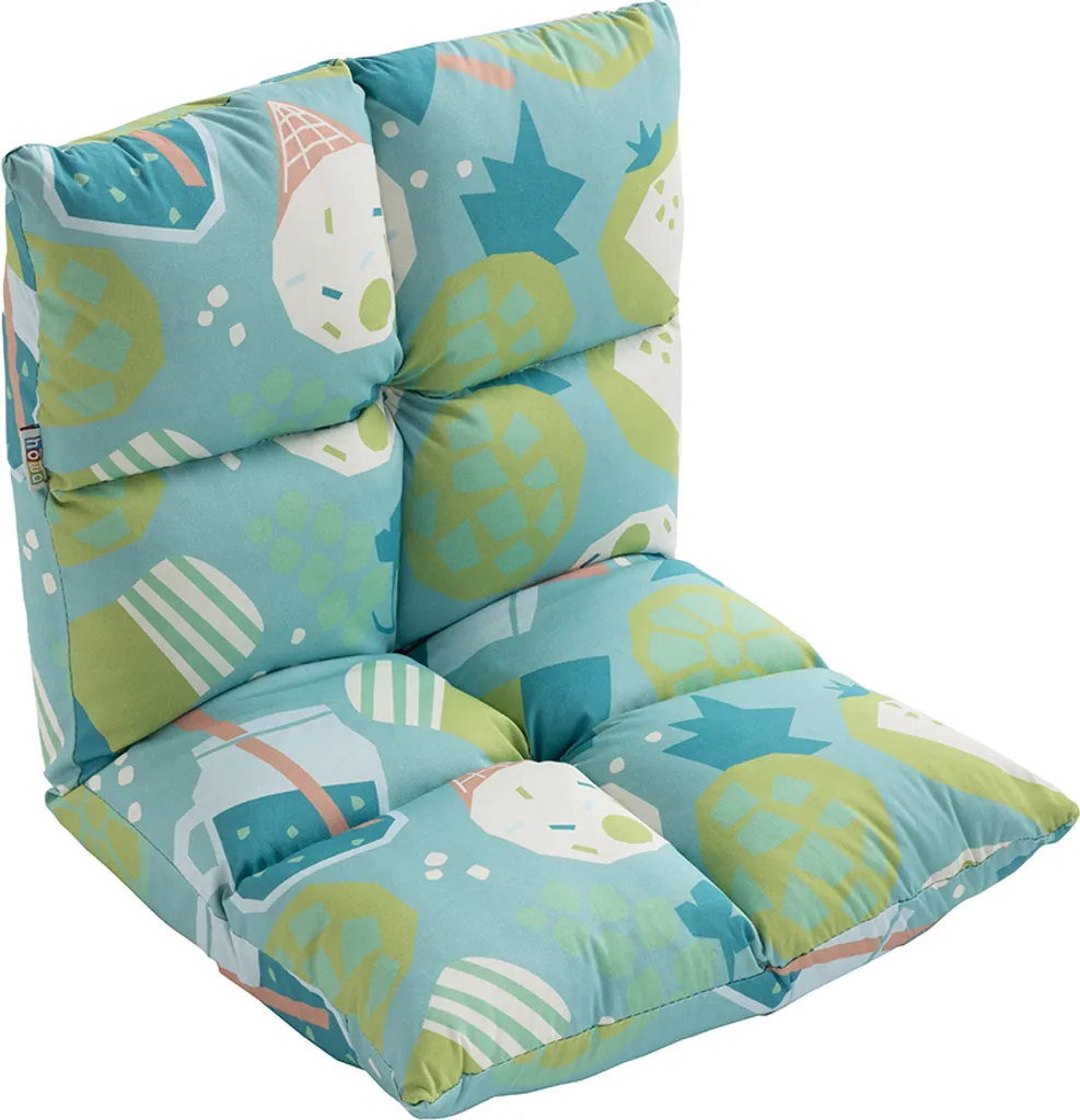 sedia per bambini howa 2in1 + lettino per bambini sedia da terra sedia per bambini - schienale regolabile in 6 posizioni "colore blu" 8604