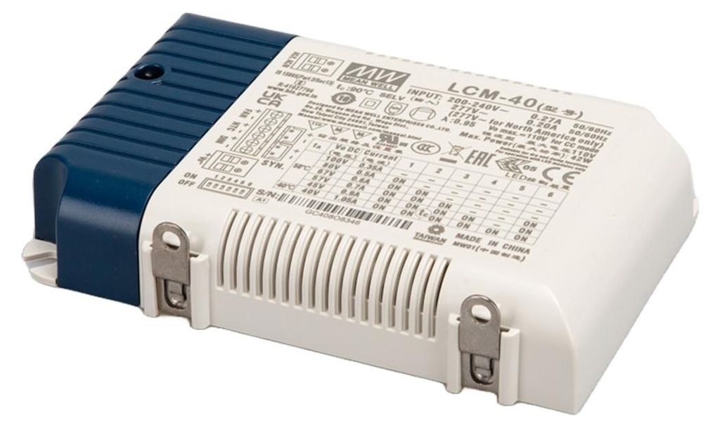 MEANWELL LCM-40, alimentatore da installazione, 42W Immagine del prodotto 