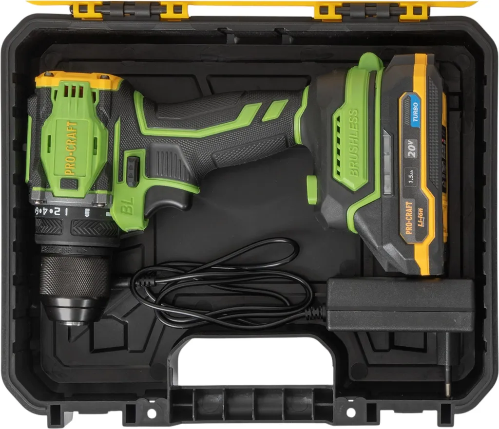 Avvitatore a batteria Procraft PA18Pro 20 V 30 Nm Brushless + 1x batteria 1,5 Ah + caricabatteria + valigetta - 6