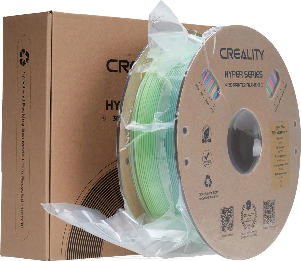 Filament PLA 1.75mm Haute Précision +/- 0.03mm Creality Hyper Speed