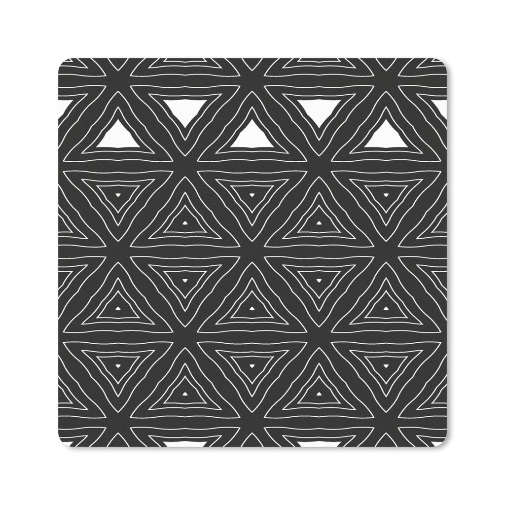 MuchoWow Mauspad Mousepad Geometrie - Gestaltung - Mosaik 30x30 cm - Mousepads - Maus Mat - Pad - Mausunterlage - Gaming