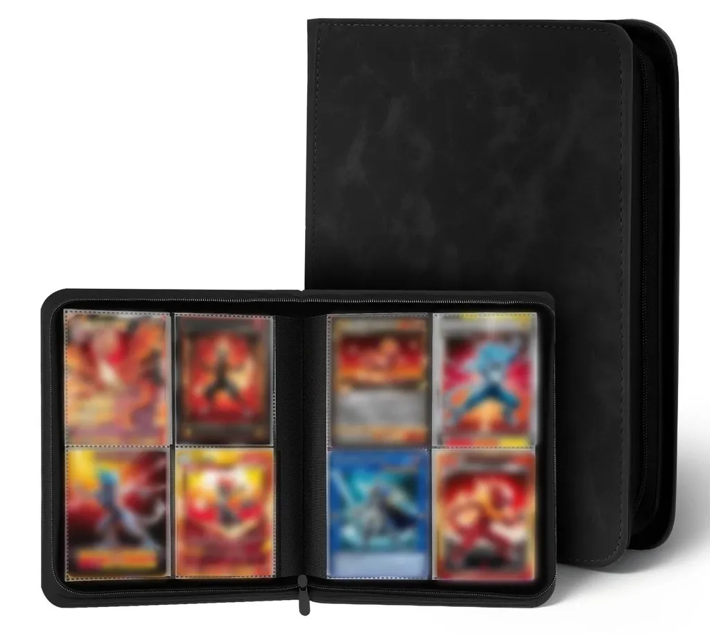 Organiseur de cartes photo et billets 160 vues classeur noir rigide
