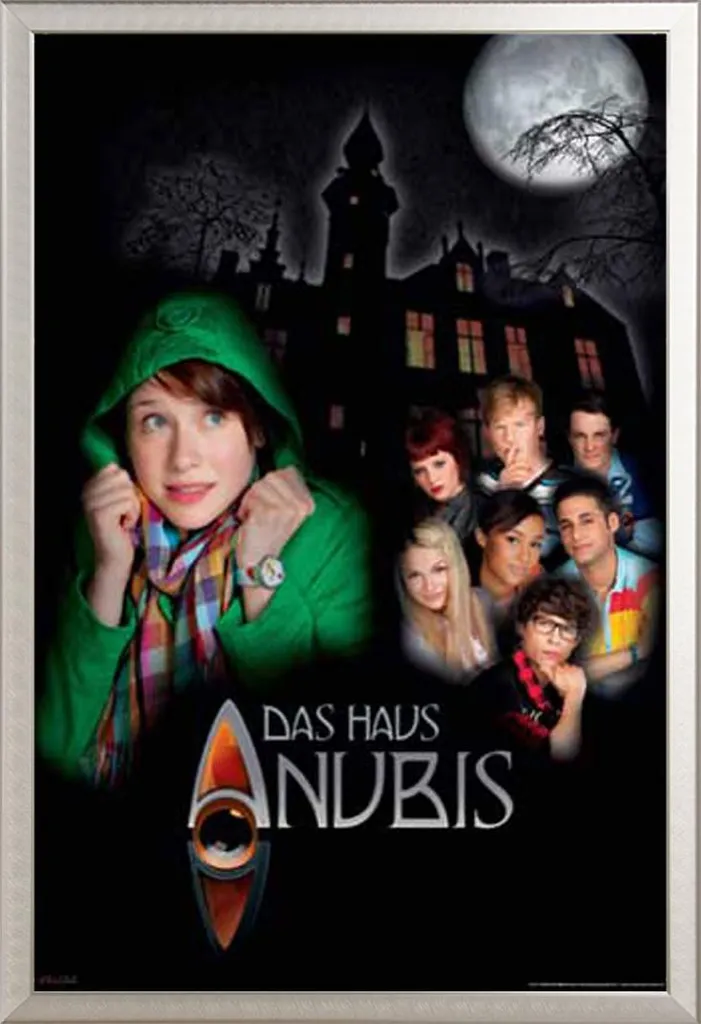 Poster sous cadre alu interchangeable La Maison d'Anubis argenté