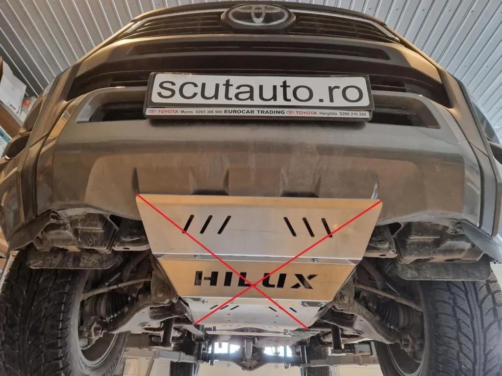 Plaque de Protection Différentiel en Acier Robuste pour Hilux 4WD