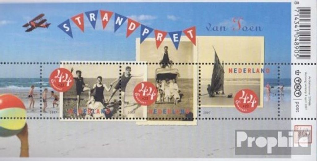 Briefmarken Niederlande 2007 Mi Block102 (kompl.Ausg.) postfrisch Sommermarken