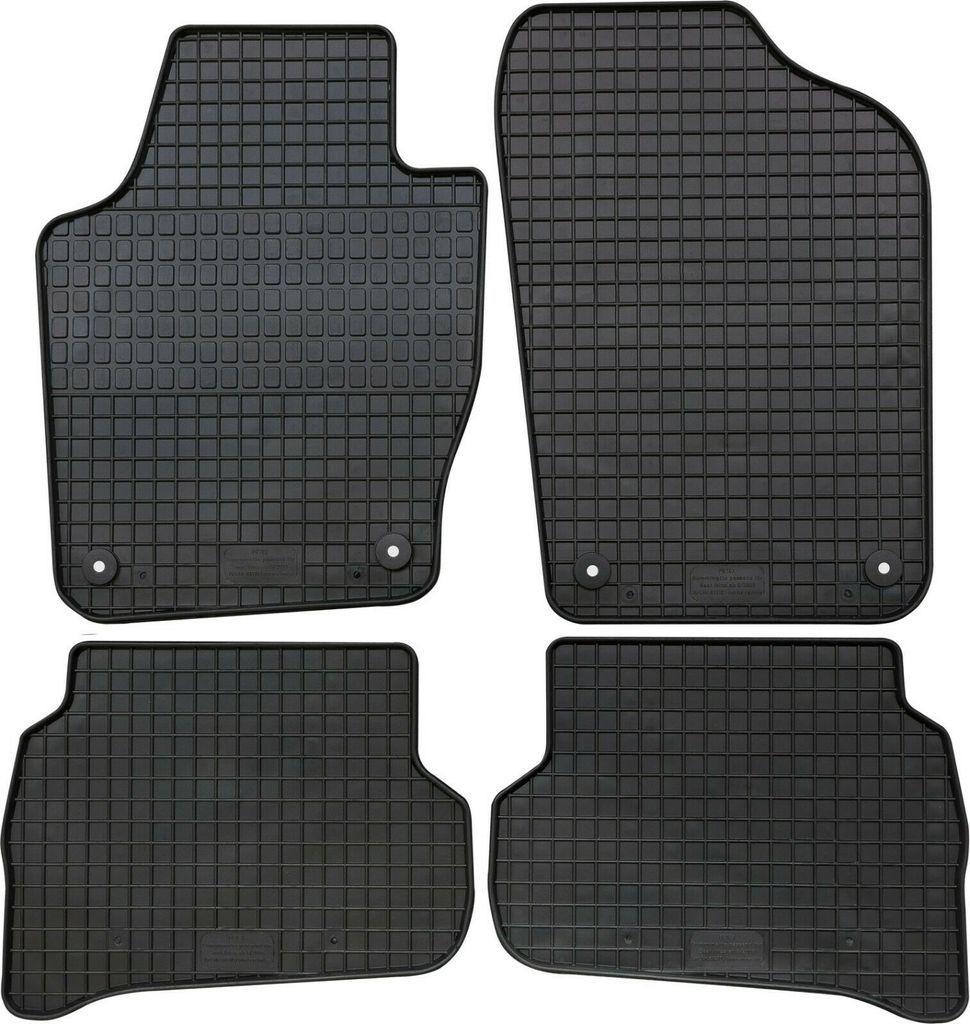 Tappetini in gomma per auto Seat Ibiza 2008-2017 Immagine del prodotto 