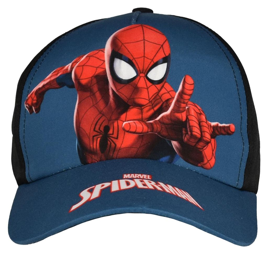 Marvel Spiderman Kappe für Jungen - Kinder Cap Basecap Produktbild 