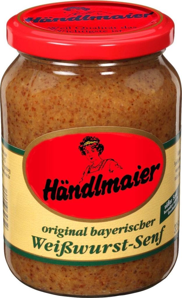 Händlmaier original bayerischer Weißwurst Senf Süß Vegan Produktbild 