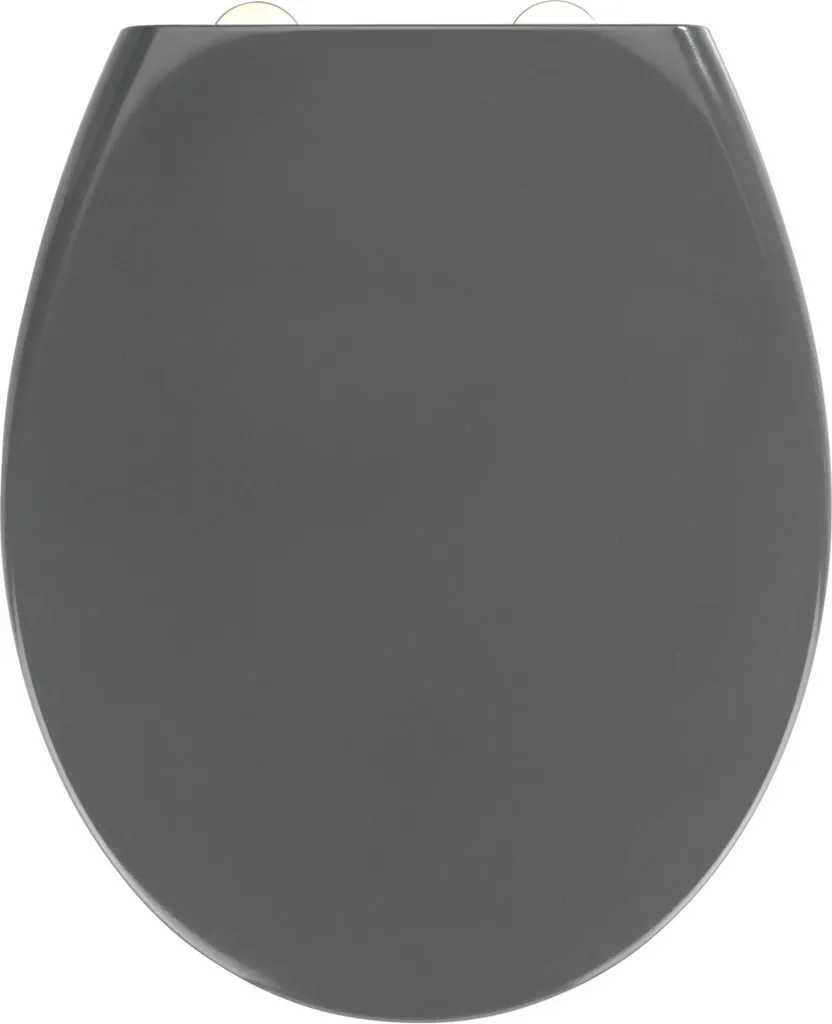 Sedile WC WENKO Samos Grigio - Ricambio Universale Chiusura Lenta