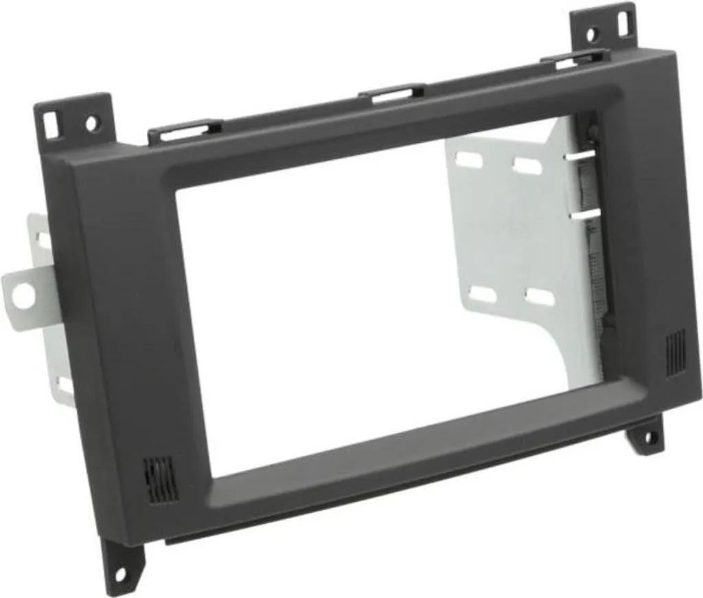 Cadre autoradio 2-DIN noir Soft Touch pour Mercedes Vito Viano 2006