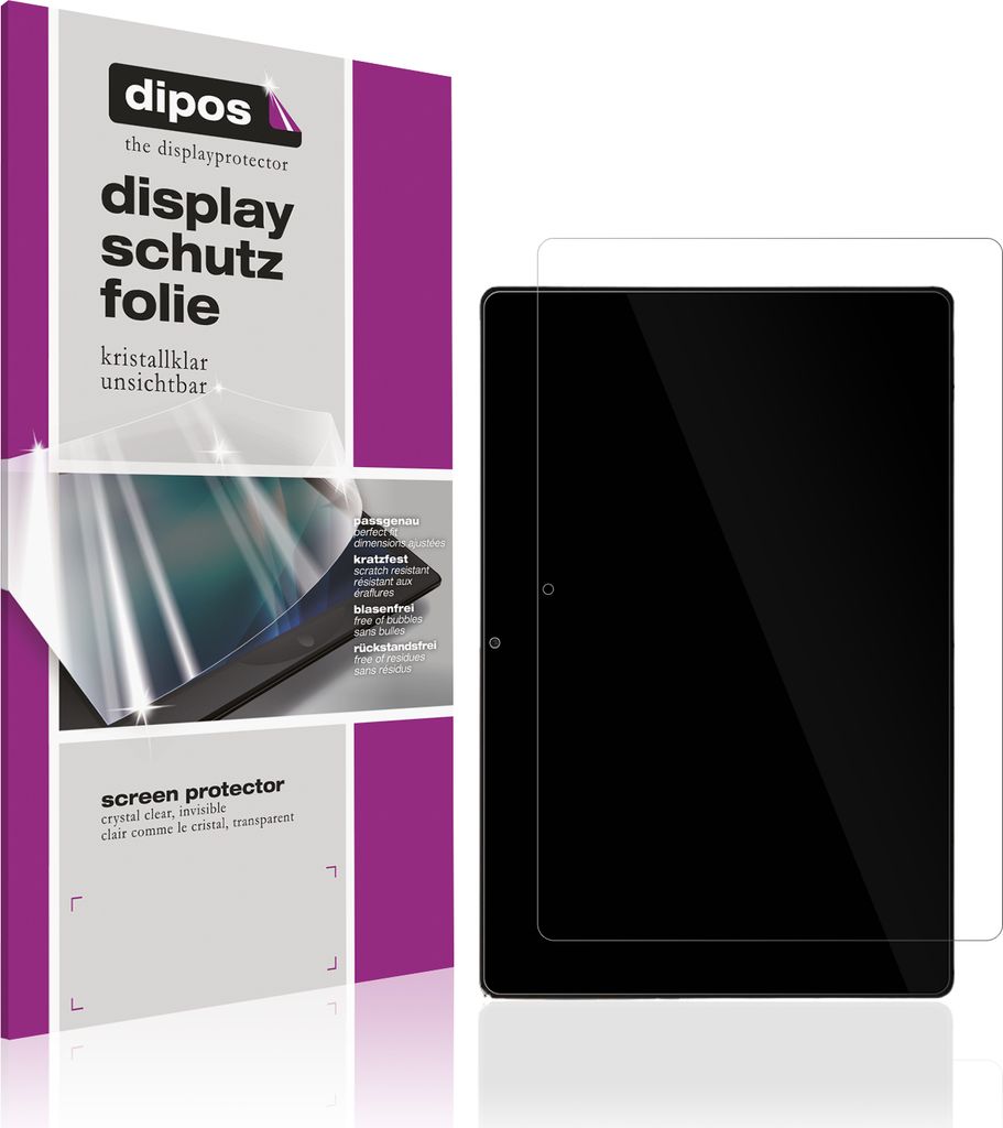 2x Schutzfolie für Biegedy B22 klar Displayschutzfolie Folie Display Schutz dipos