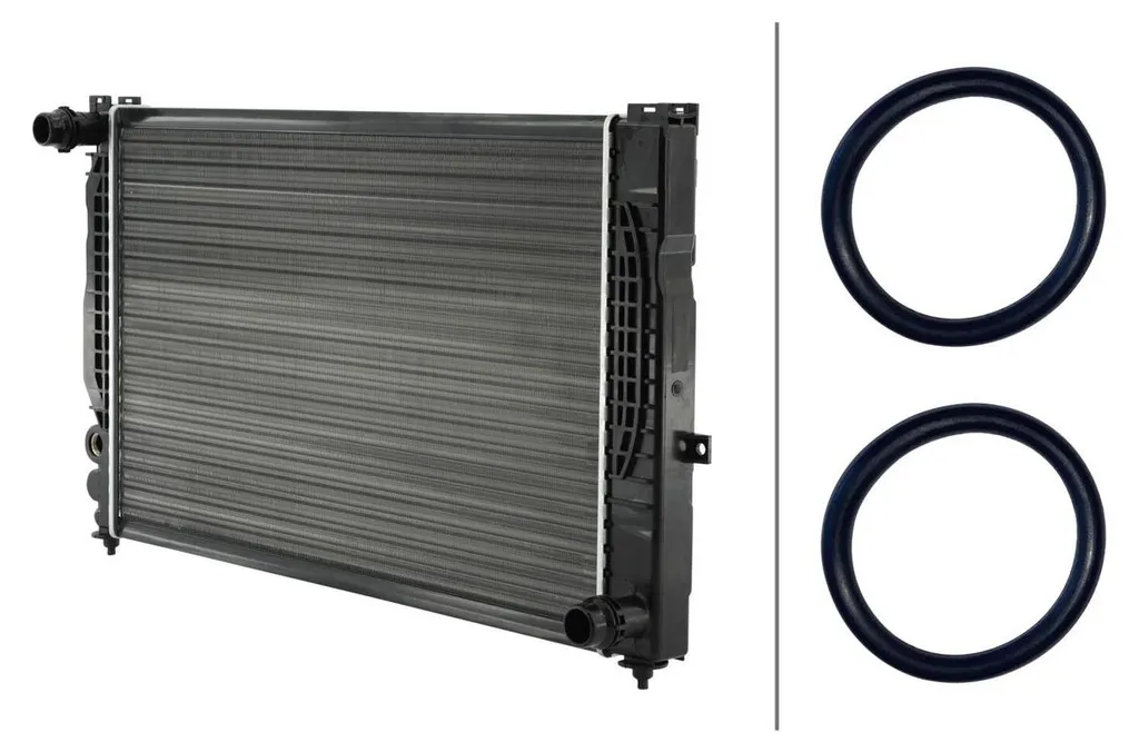 Radiateur moteur pour VW Passat - Faisceau aluminium HELLA 635x398 mm