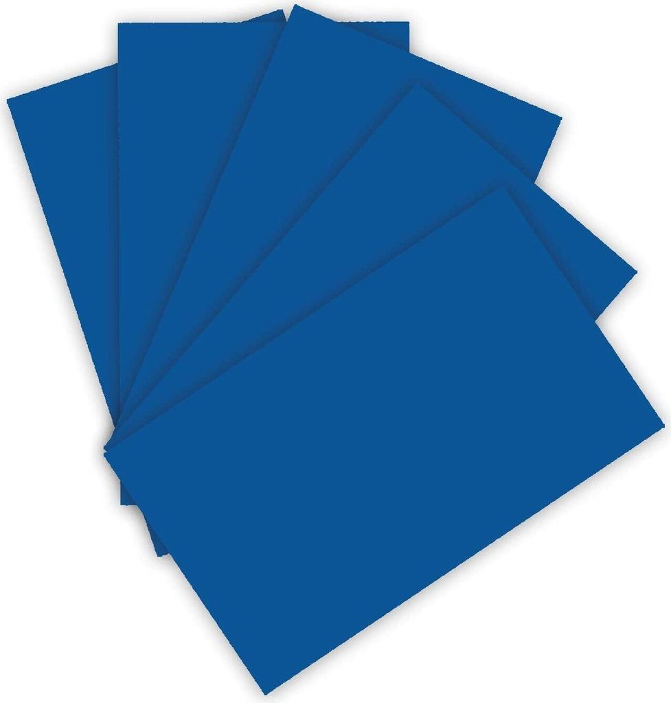 folia Tonkarton DIN A4 220 g/qm 100 Blatt königsblau