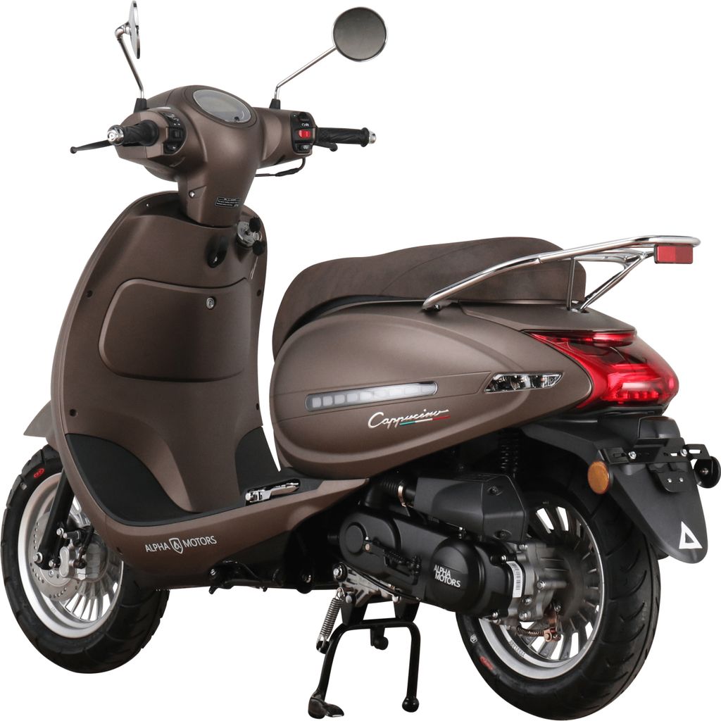 Motorroller Cappucino 50 ccm 45 kmh EURO 5 mattbraun Produktbild 3