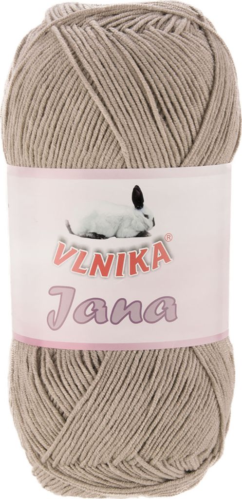 100g Strickgarn Jana Häkelgarn Strickwolle Häkelwolle Baby-Wolle, Farbauswahl, Farbe:graubeige