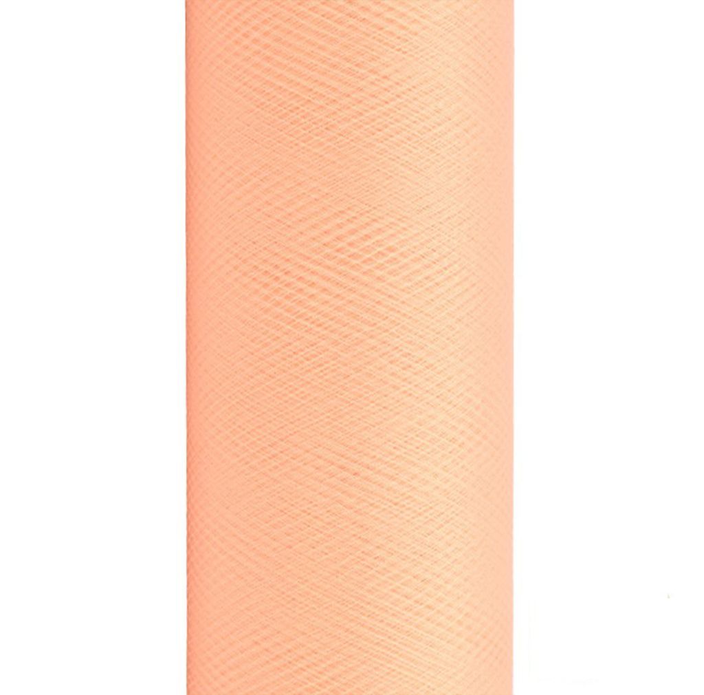 9m Rolle Tüll 30cm, Farbauswahl:apricot 714 Produktbild 