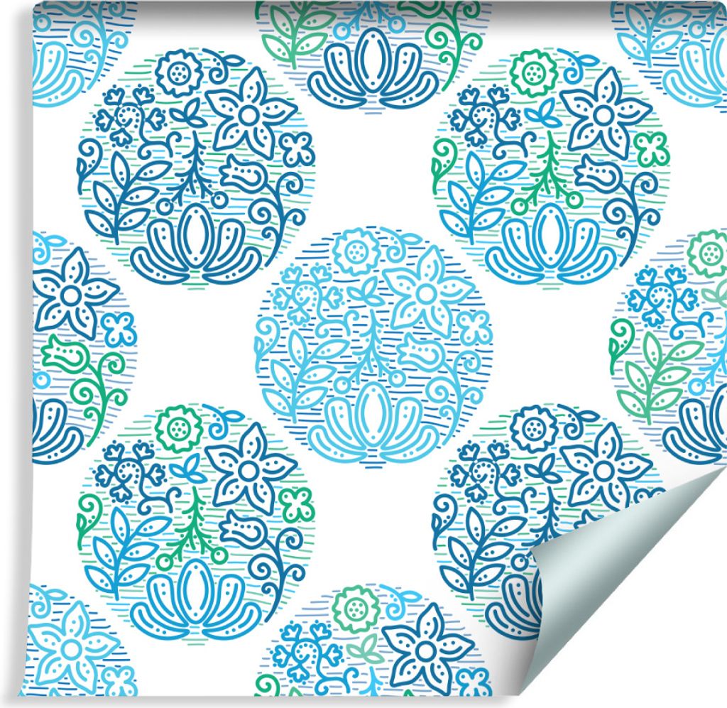 10m VLIES TAPETE Rolle Natur Muster Geometrisch BLUMEN XXL