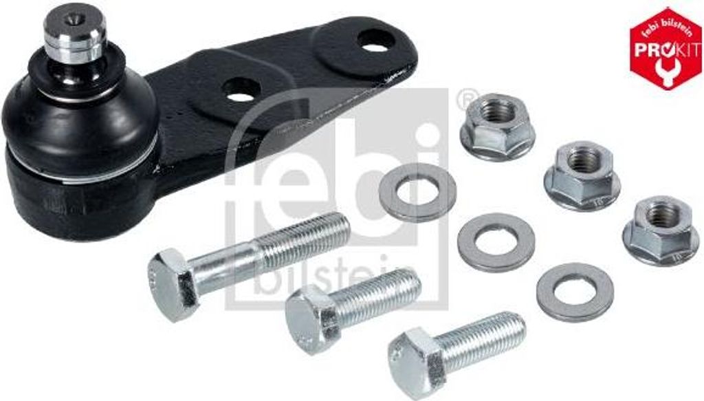 FEBI BILSTEIN 10640 Traggelenk/Führungsgelenk OE 5450100QAH kompatibel mit Twingo, Thalia, Rapid, Megane, Kangoo, Clio, Kubistar