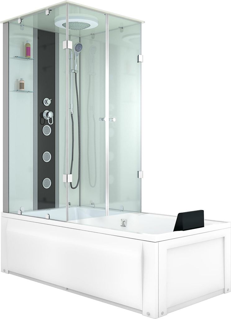 Whirlpool Dusche Kombination K05-R00-WP Duschtempel 90x180 Produktbild 