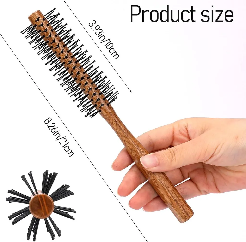 Brosse de styling ronde pour volume et boucles sur cheveux courts - 4