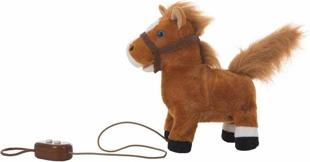 Bewegliches Plüschtier Musikalisch Pferd 22 cm Produktbild 