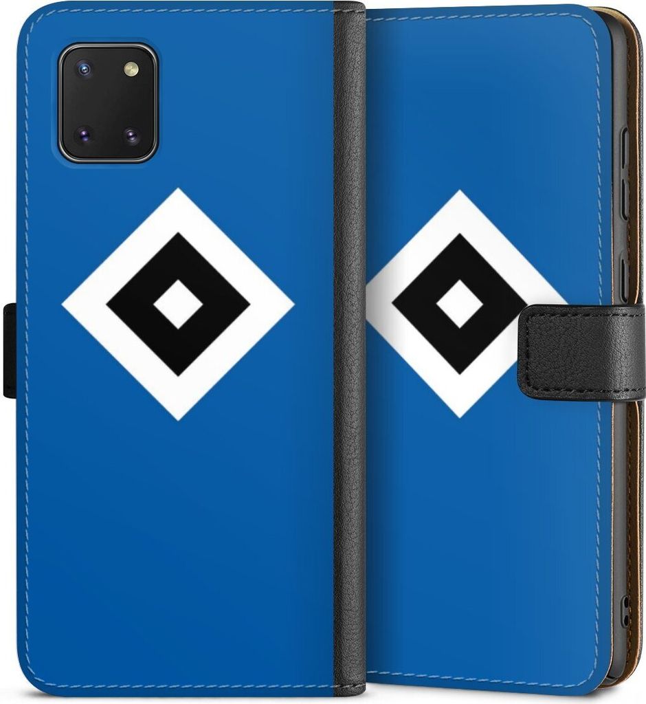 DeinDesign Klapphülle für Samsung Galaxy Note 10 lite Handytasche Lederhülle Tasche HSV Hamburger SV Logo