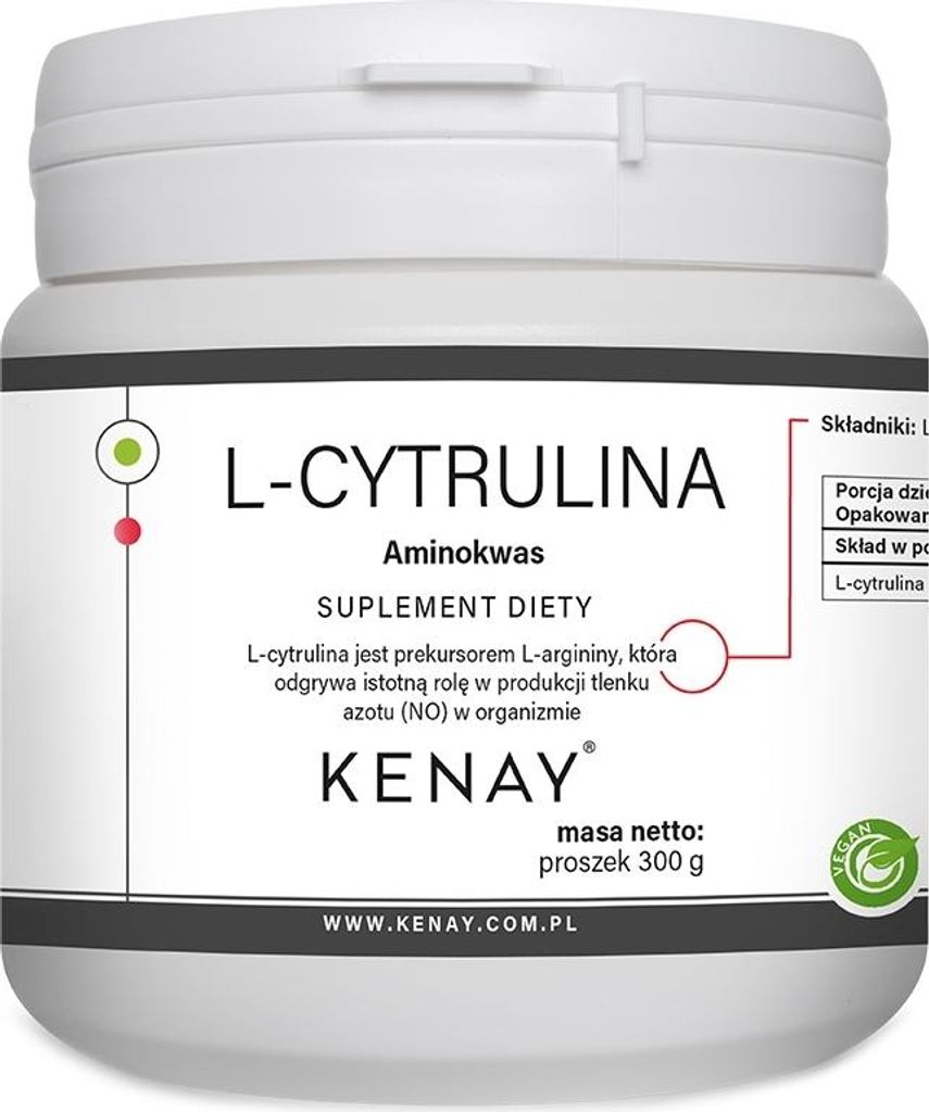 Kenay L-CITRULLIN REINES Pulver 300g AMINOSÄUREN Produktbild 