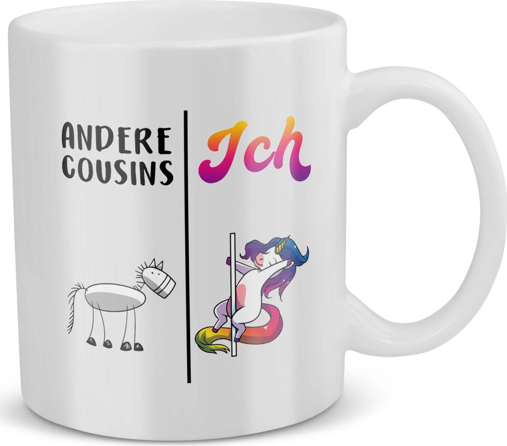 22Feels Bester Cousin Geschenk Geburtstag Weihnachten Tasse Jungs Männer Du Wirst Cousin Kaffeetasse Haferl