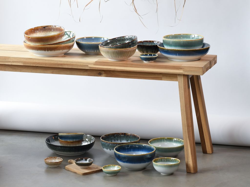 CreaTable, 24225, Cascade Bunt, Bowl Set 12-tlg, Steinzeug Produktbild 4