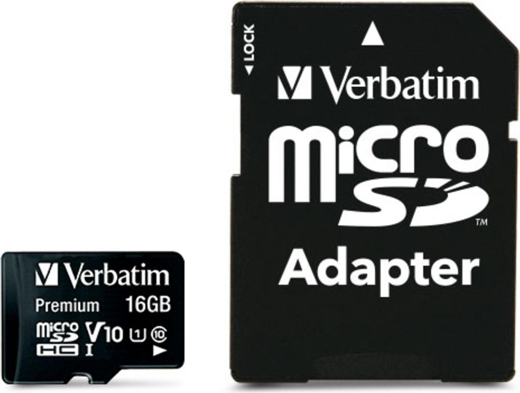 Verbatim 44082 Verbatim microSDHC 16GB Classe 10 UHS-I Immagine del prodotto 