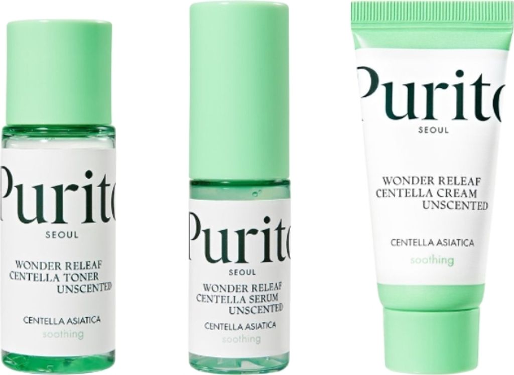 Purito Wonder Releaf Centella Unscented Mini Kit