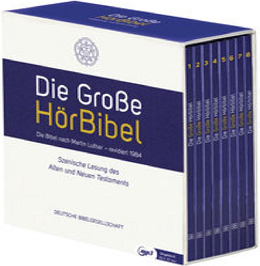 Die Große HörBibel. Ungekürzte, szenische Lesung. 8 MP3-CDs