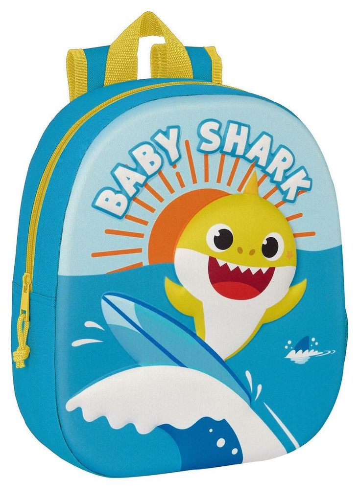 Safta Baby Shark 3d batoh Blue Blue Jedna velikost Obrázek produktu 