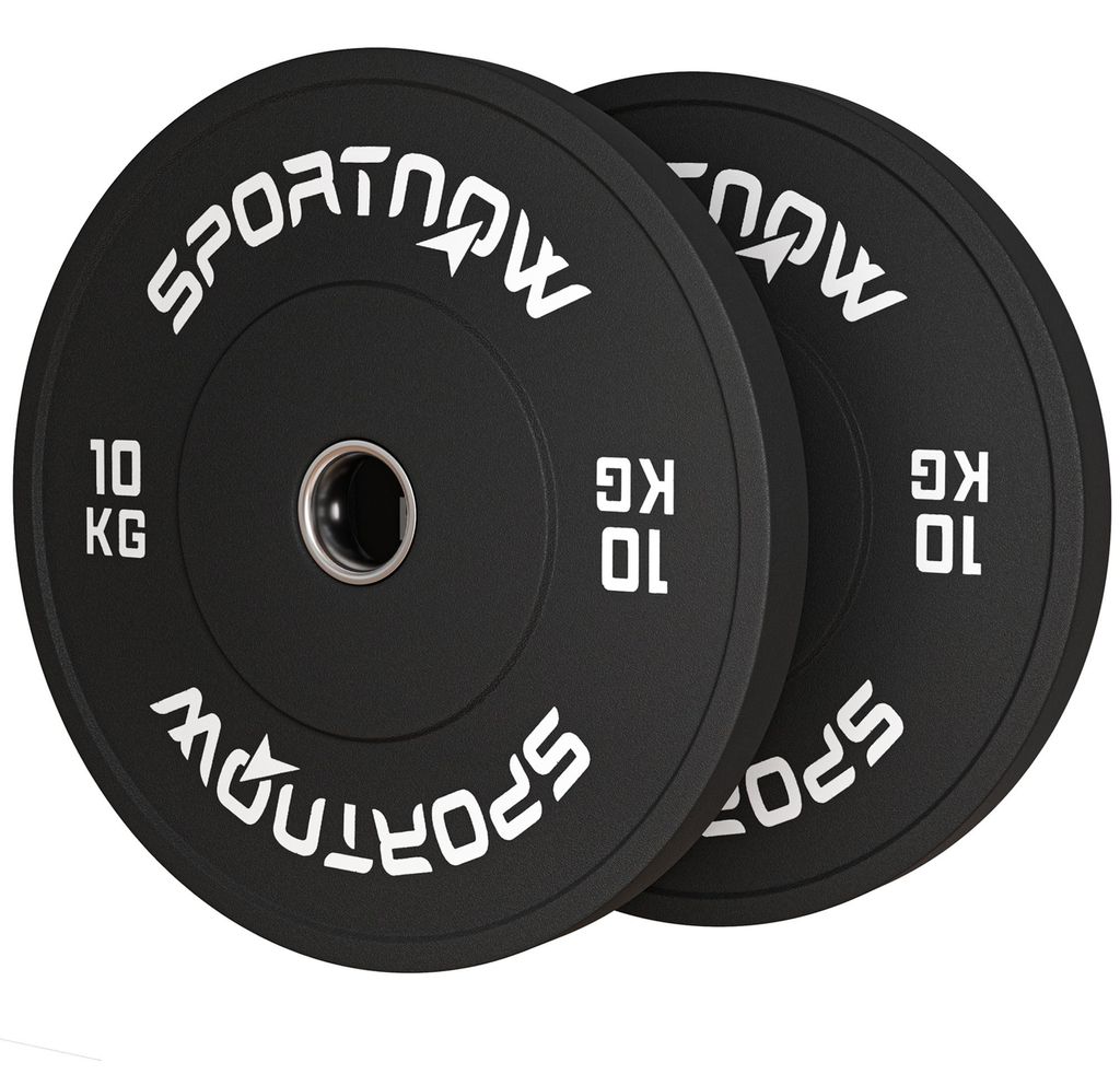 SPORTNOW 2-delige set gewichtsschijven, 2 x 10 kg, set Productafbeelding 