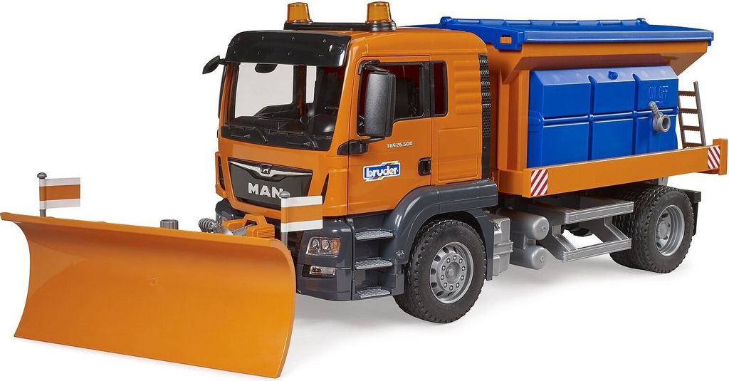 bruder 03785 - Man TGS Winterdienst mit Räumschild - 1:16 Produktbild 