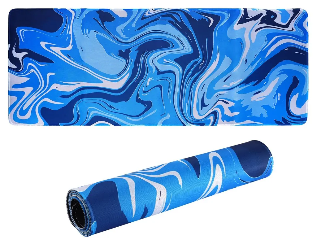 Tapis de souris XXL Fluid Art idéal pour le gaming et la maison