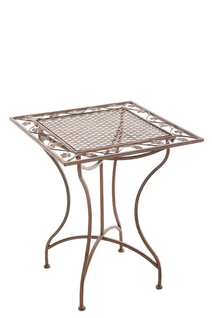 Table en fer gain de place pour prendre le café à deux sur le balcon