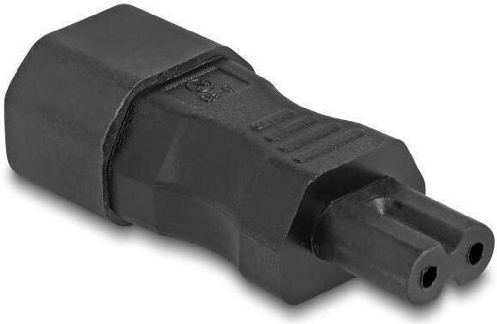 DELOCK Netzadapter IEC 60320 - C14 auf C7, Stecker / Buchse