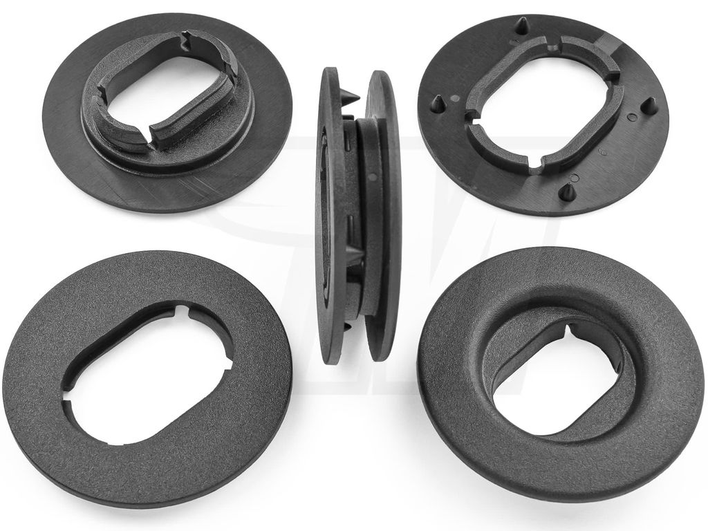 4x Befestigungs Clip Set für VW Fußmatten, Teppich | 3D0898501BB41, 3D0898501B