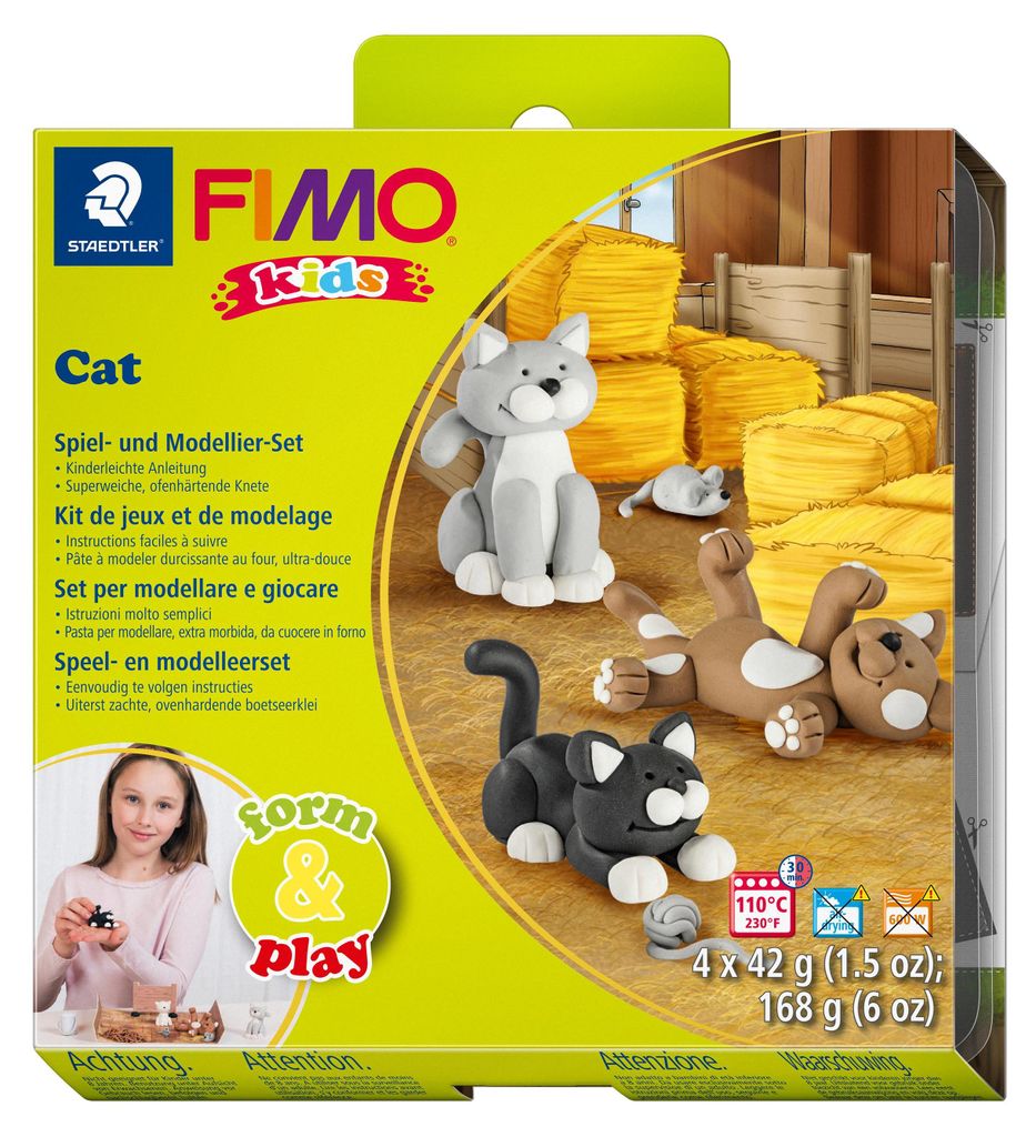 STAEDTLER® 8034 16 LY Set Pasta modellabile Fimo kids F&P Immagine del prodotto 