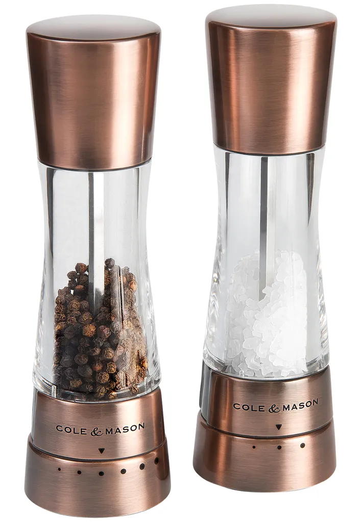 Cole & Mason Derwent Rame Set Regalo 2 Pezzi - Macina Sale e Pepe 190mm