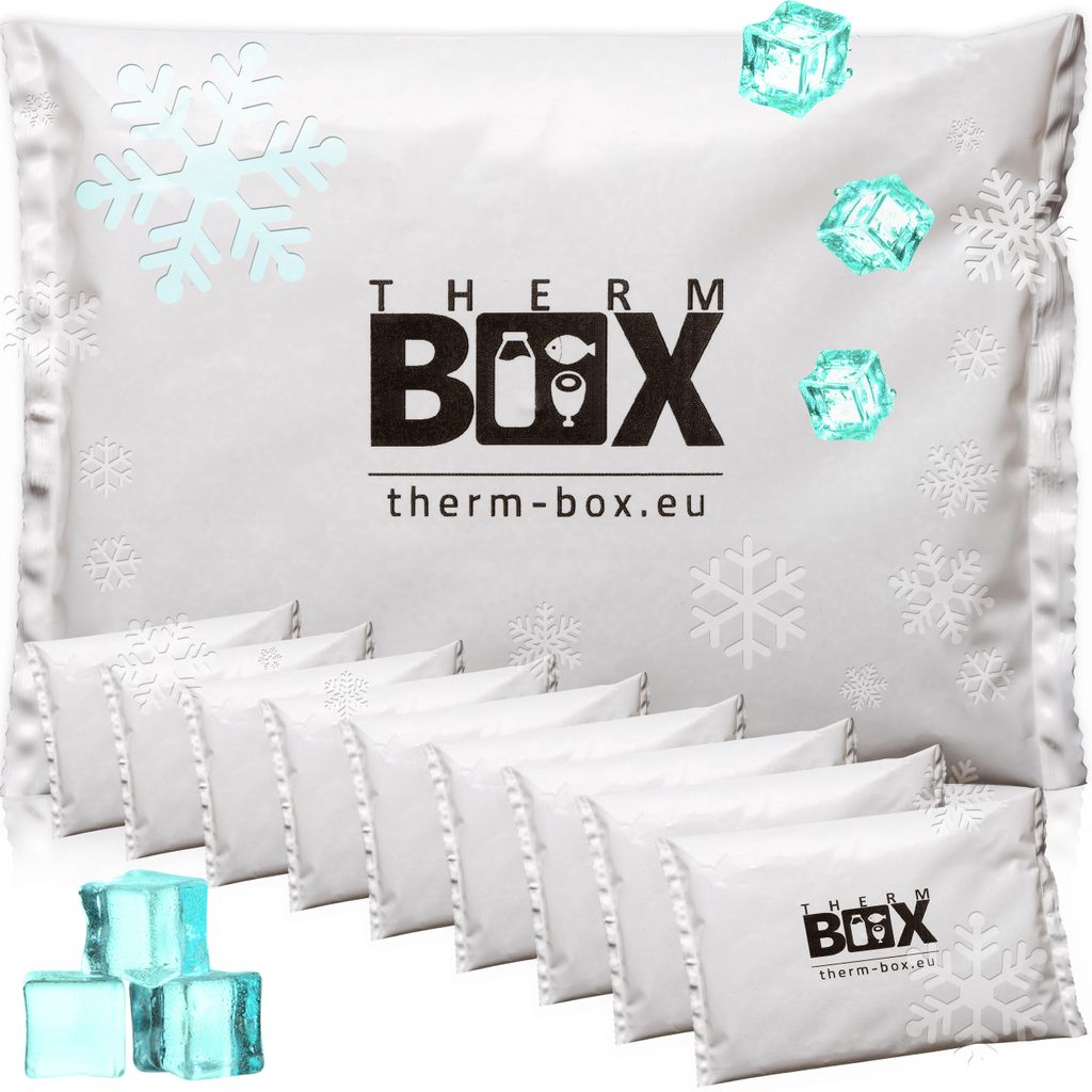 THERM-BOX Profi Kühlakku für Kühlbox Set 10 Stück Groß 450g Produktbild 