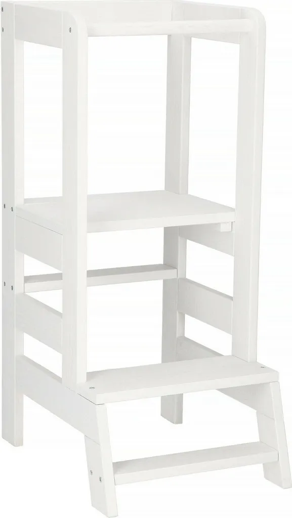Torre Montessori Bianca 90cm | Learning Tower per Bambini Moderna
