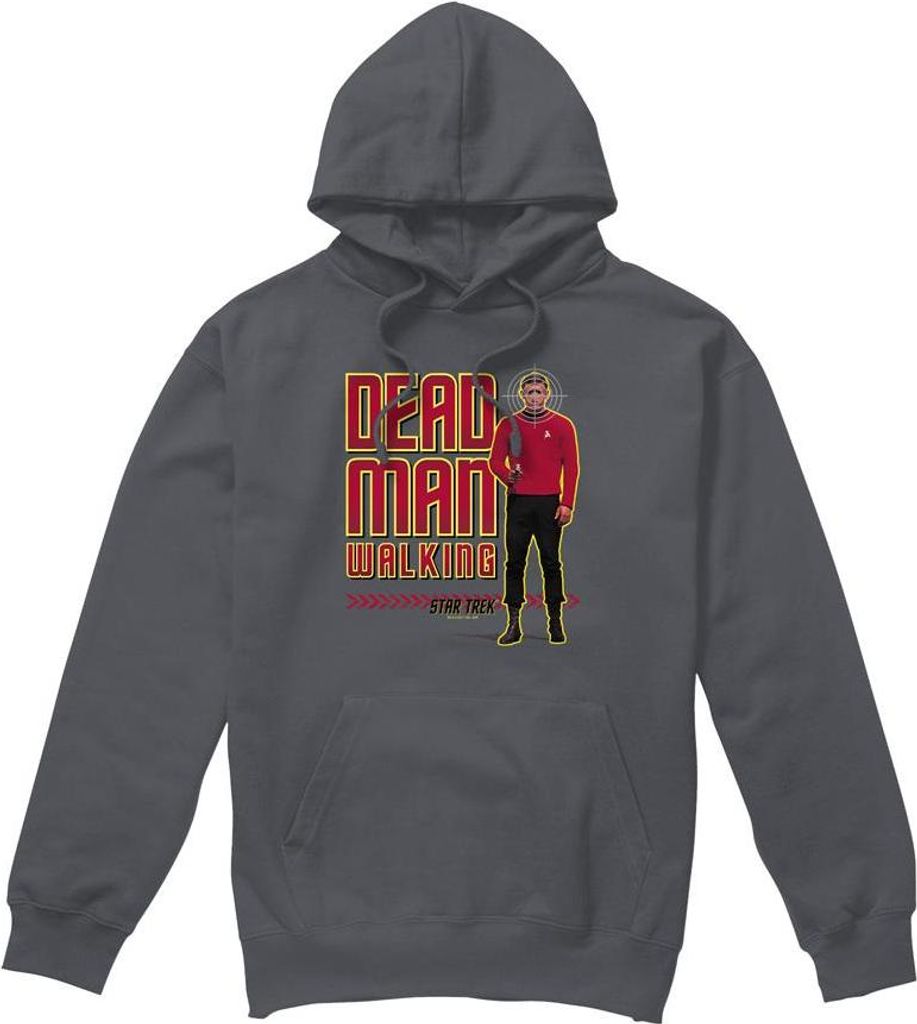 Star Trek - "Dead Man Walking" Kapuzenpullover für Herren TV8352 (L) (Holzkohle)