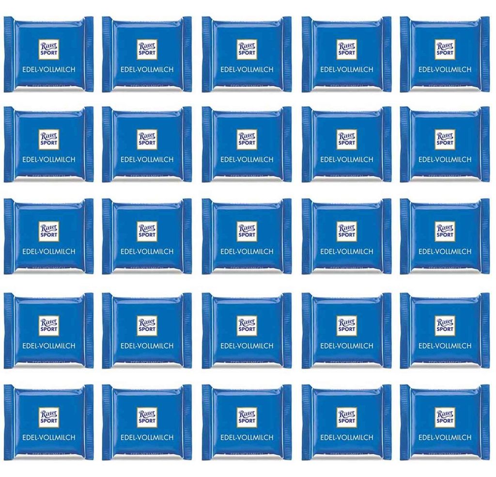Ritter Sport mini Edel-Vollmilch 25er Produktbild 