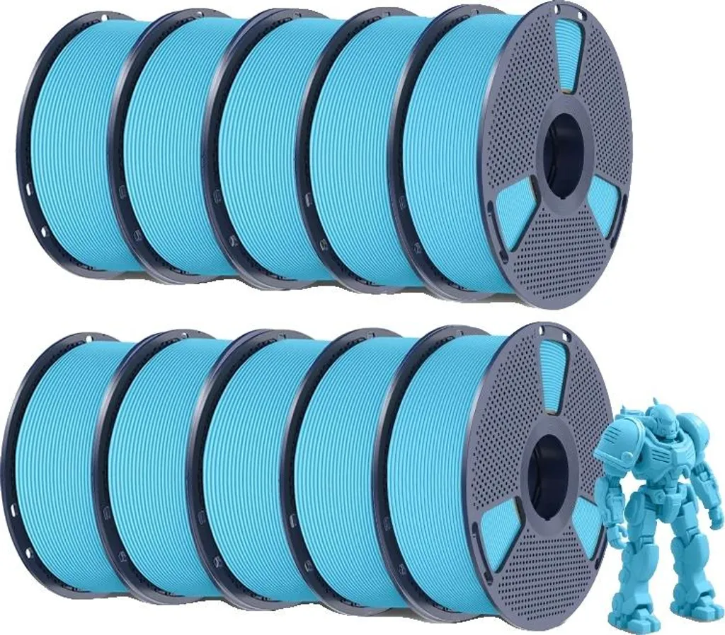 Matériau d'impression 3D Écologique Bleu Ciel - Filament Durable 1.75mm